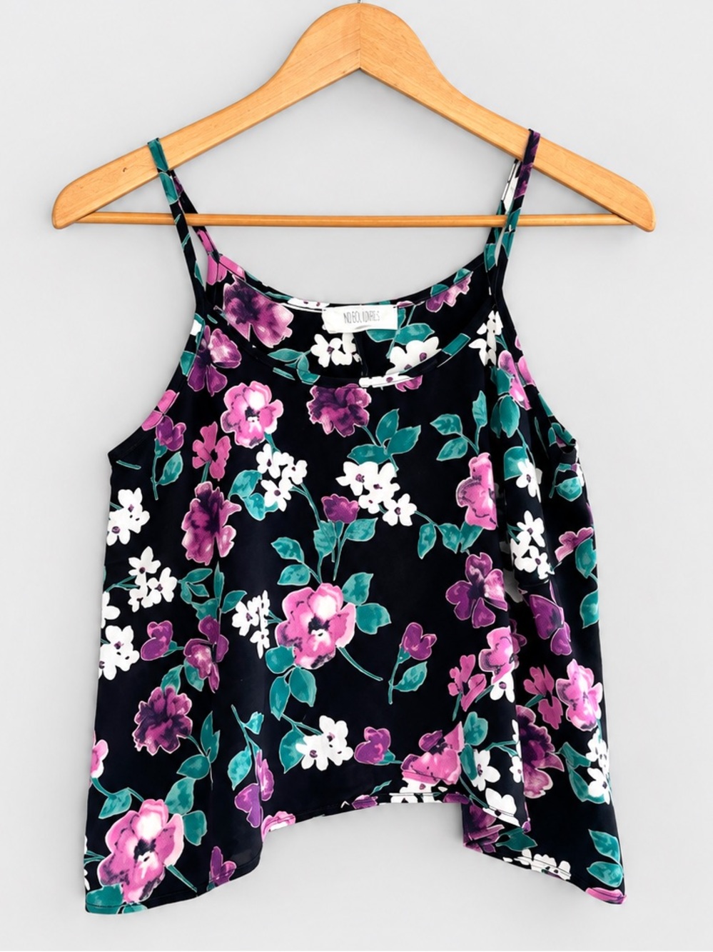 🎉5 for $45🎉 Peach Love floral top tank blouse size S